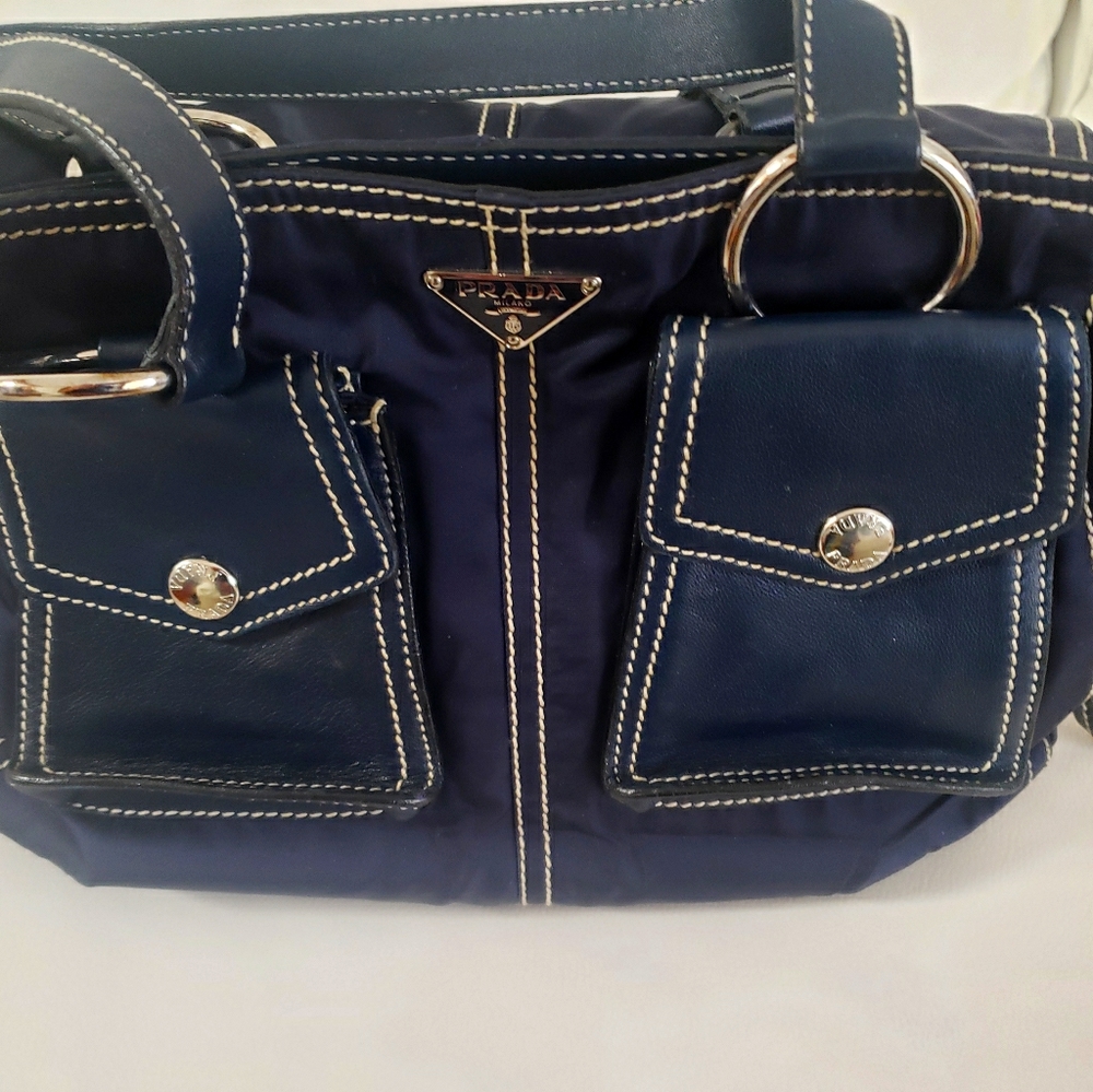 Prada over the shoulder purse